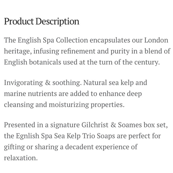 Gilchrist & Soames Bath & Body 9 Piece Set - Picture 3 of 8